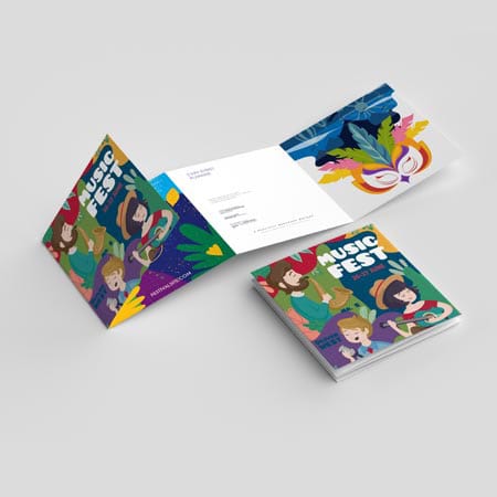 Mini Folded Leaflets Mini Folded Leaflets