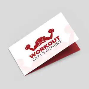 Folded Business Cards Folded Business Cards