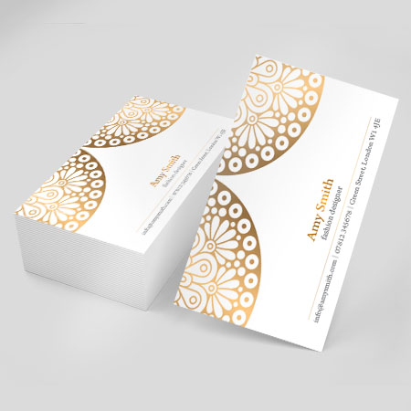 Metallic Foiled Business Cards